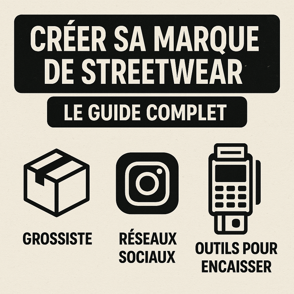 Créer sa marque de streetwear : le guide complet (grossiste, réseaux sociaux, outils pour encaisser)